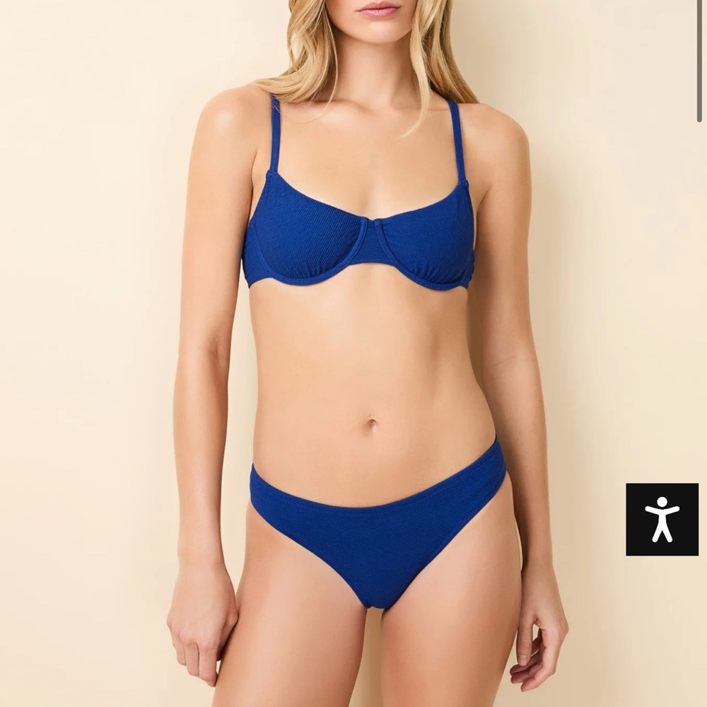 Solid & Striped Eva Bikini in red